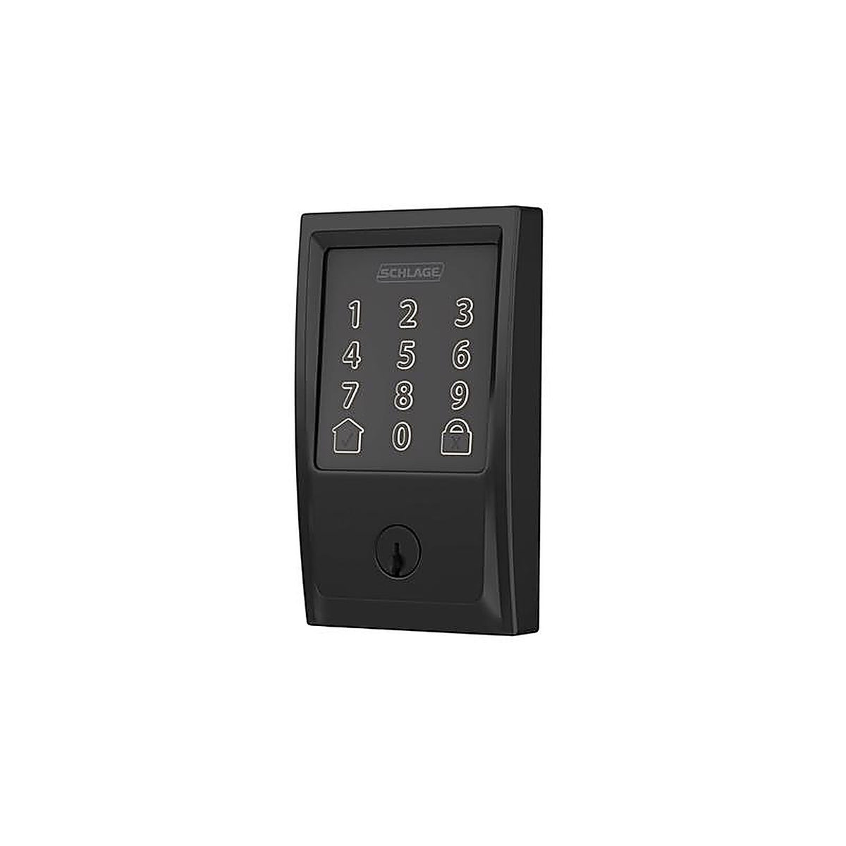 Schlage - BE489WBVCEN622 - Encode Matte Black Metal Wifi Deadbolt