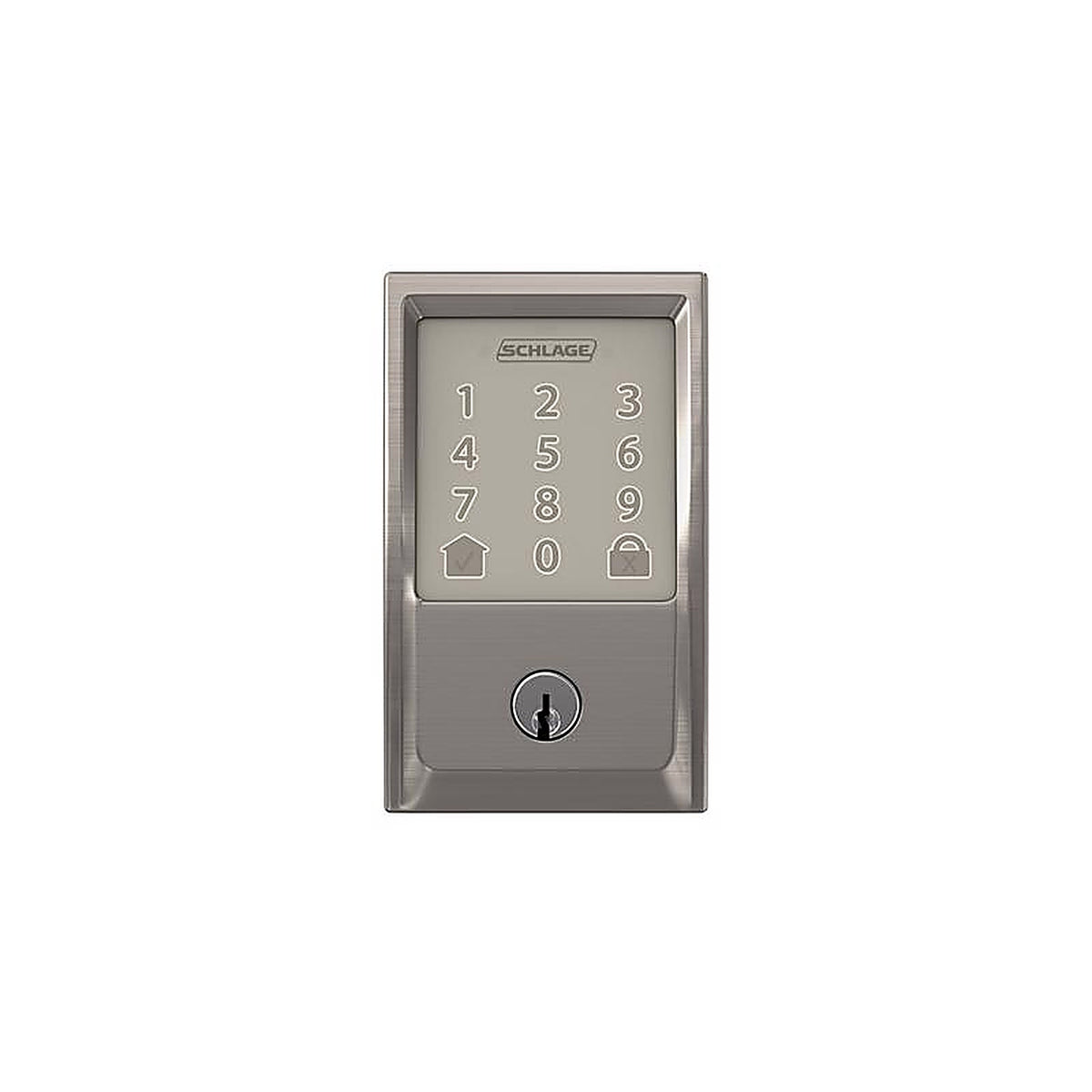 Schlage - BE489WBVCEN619 - Encode Satin Nickel Metal Wifi Deadbolt