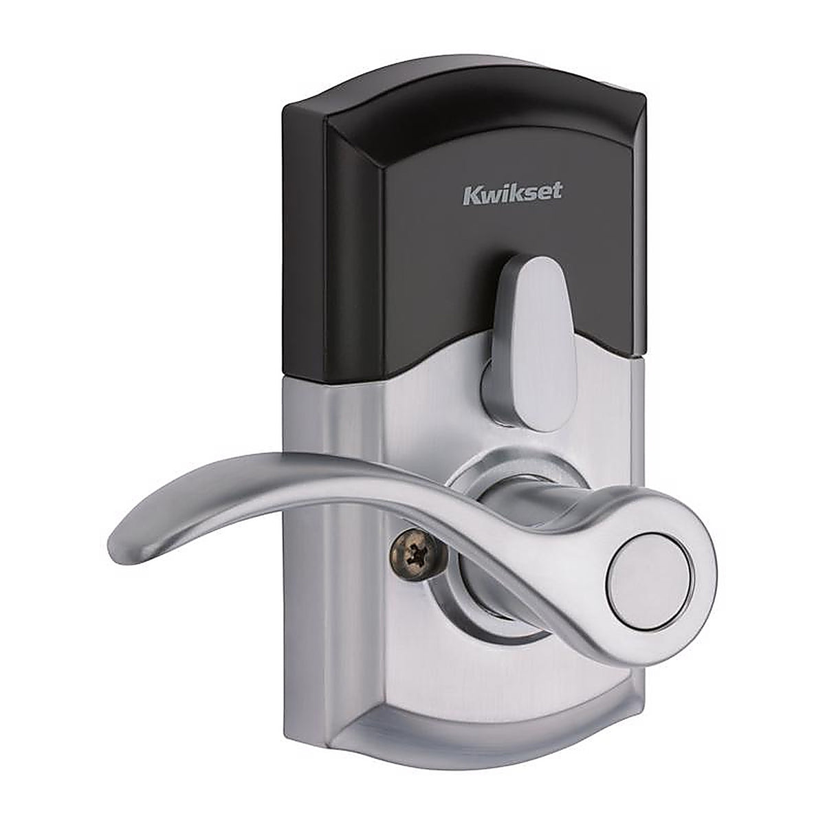 Kwikset - 99550-001 - SmartKey Satin Chrome Metal Electronic Touch Pad Entry Lever