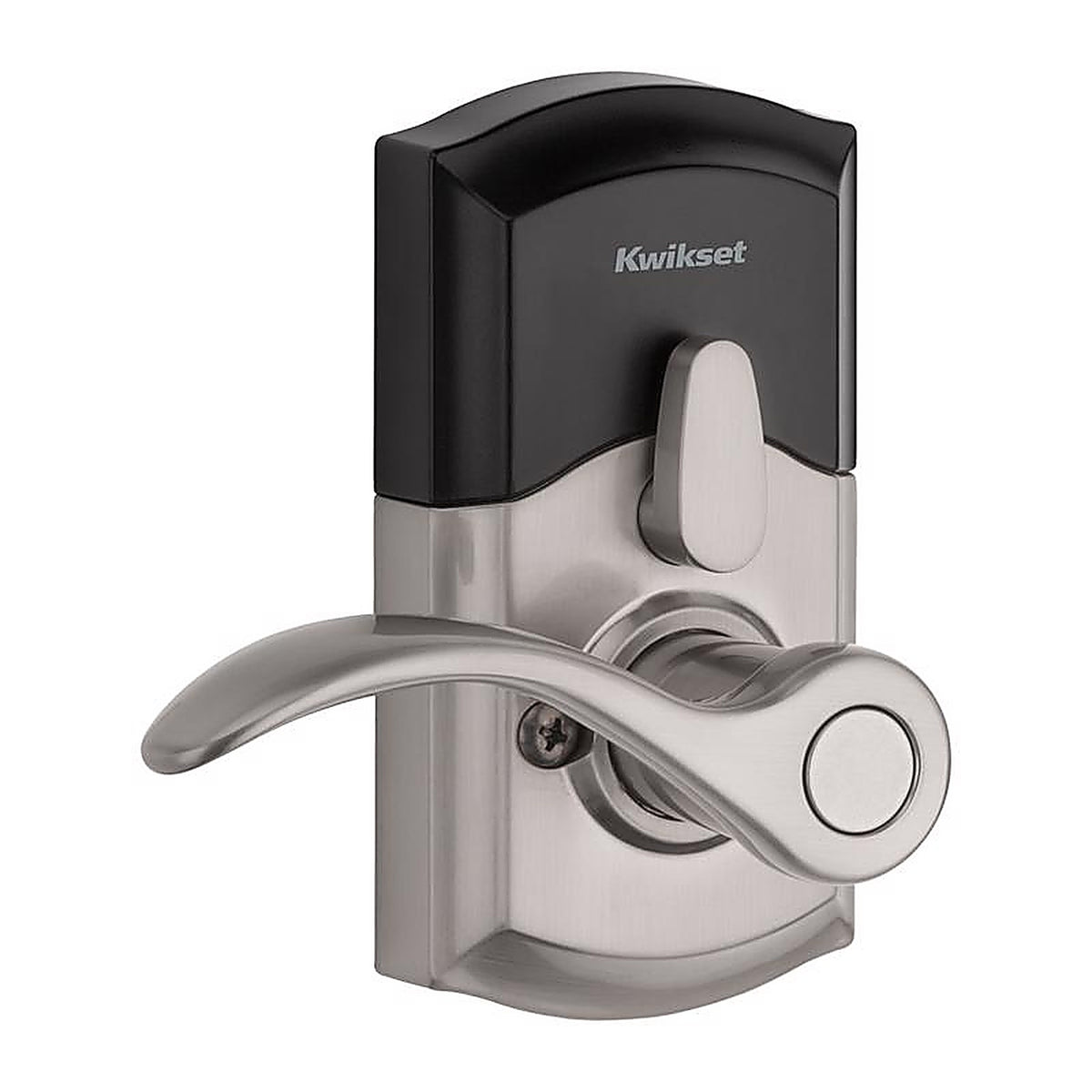 Kwikset - 99550-002 - SmartKey Satin Nickel Metal Electronic Touch Pad Entry Lever