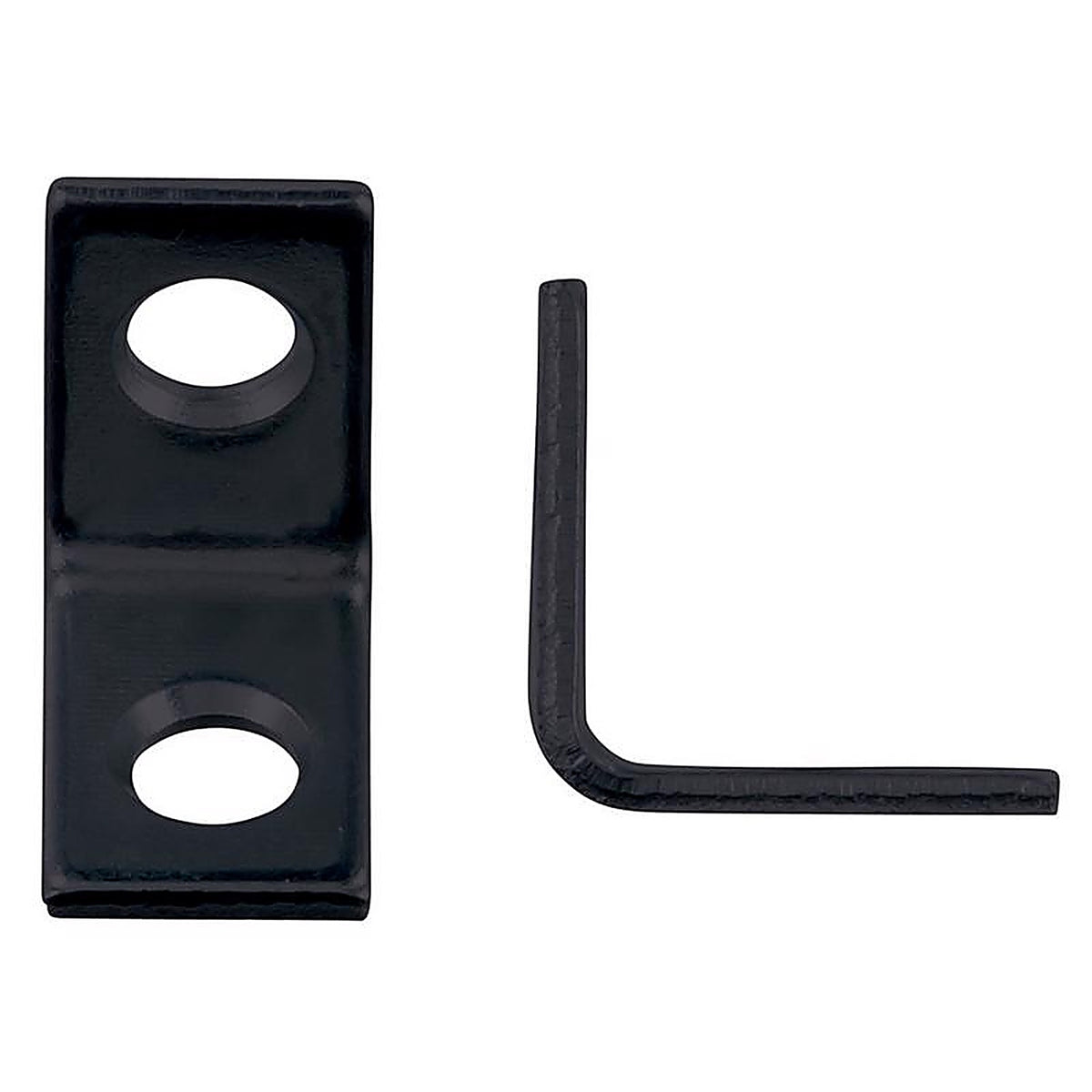 Hampton - 01-3404-207 - 3/4 in. H x 3/4 in. W x 3/4 in. D Black Steel Inside L Corner Brace