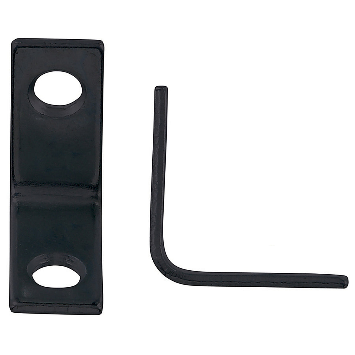 Hampton - 01-3404-218 - 1 in. H x 3/4 in. W x 1 in. D Black Steel Inside L Corner Brace