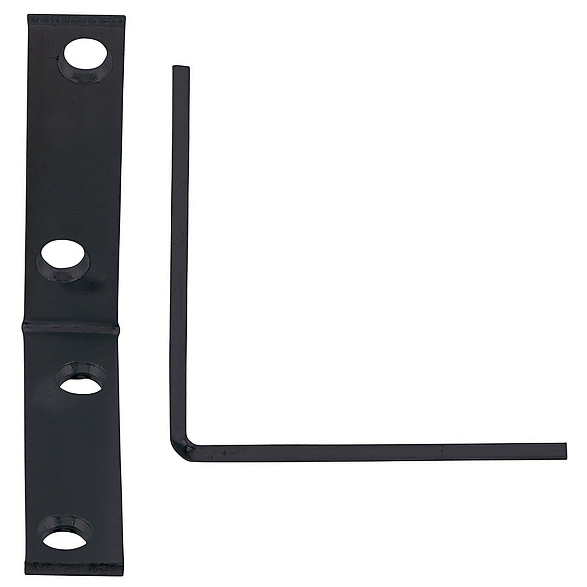Hampton - 01-3404-247 - 2-1/2 in. H x 5/8 in. W x 2-1/2 in. D Black Steel Inside L Corner Brace