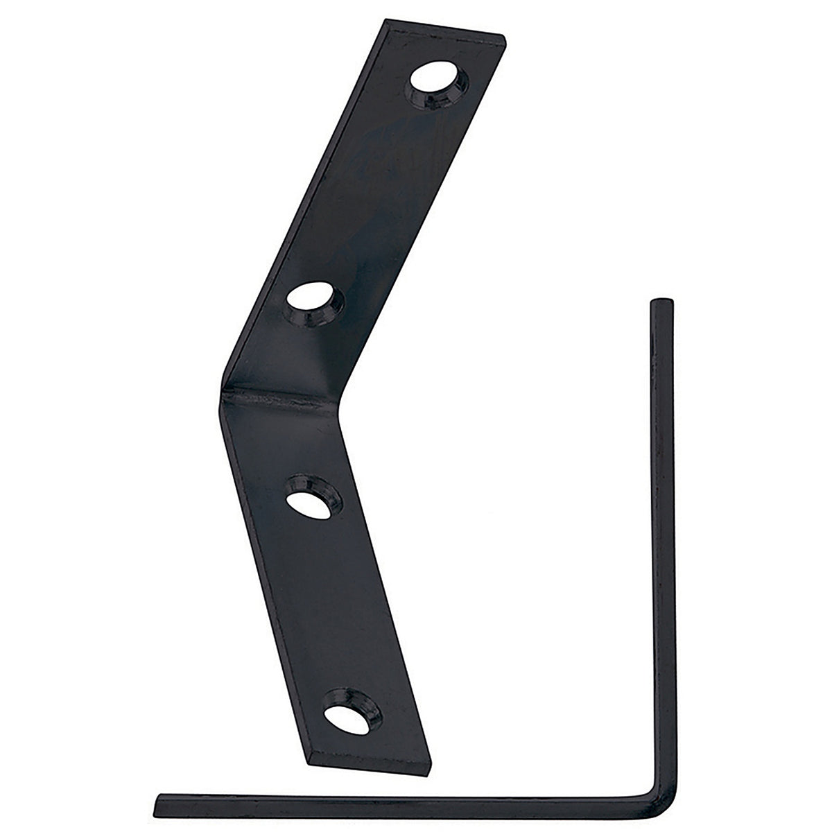 Hampton - 01-3404-257 - 3 in. H x 3/4 in. W x 3 in. D Black Steel Inside L Corner Brace