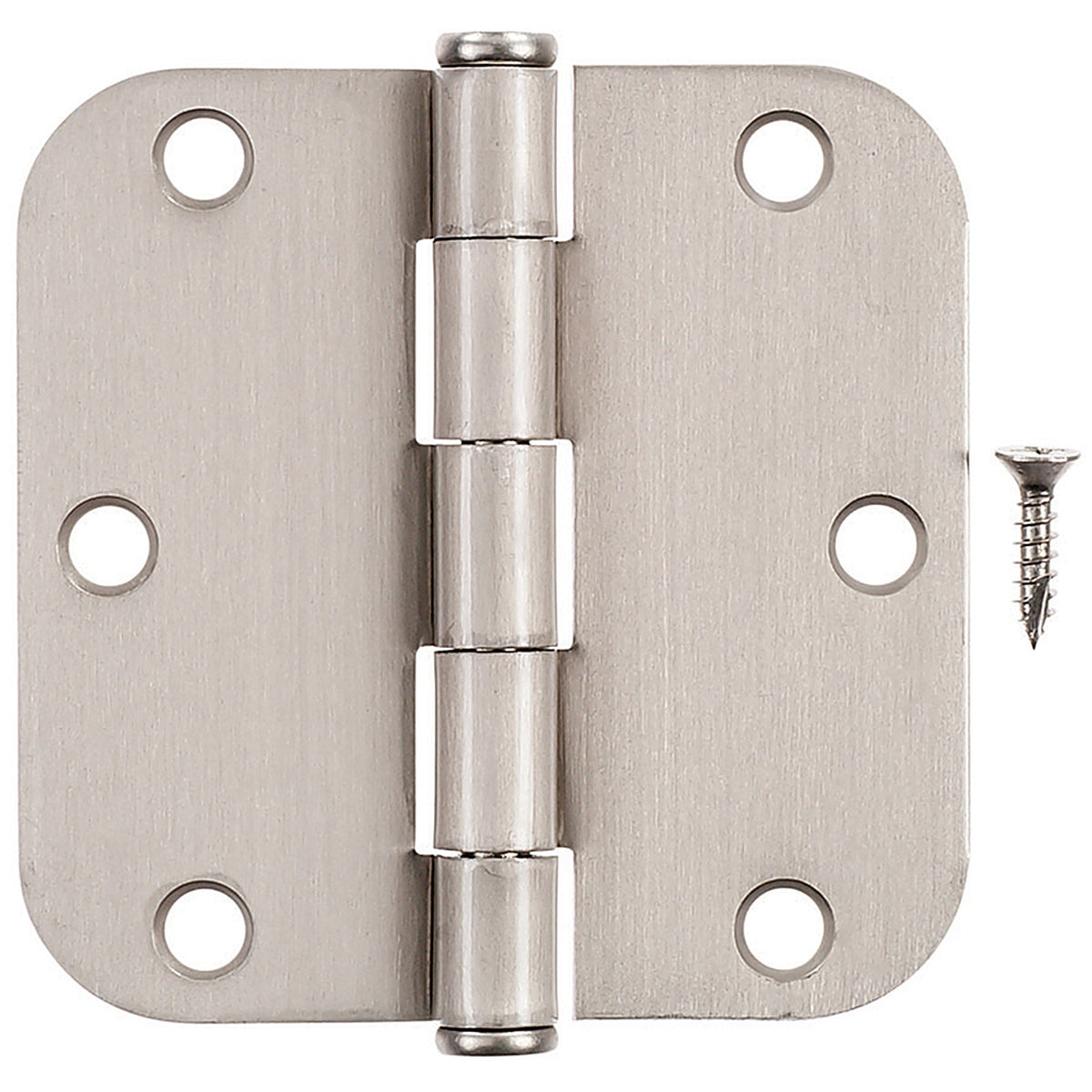 Hampton - 01-3550-195 - 3-1/2 in. L Satin Nickel Residential Door Hinge - 12/Pack