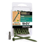 Deck Plus - 42587 - No. 10 x 2-1/2 in. L Star Flat Head Exterior Deck Screws - 40/Pack