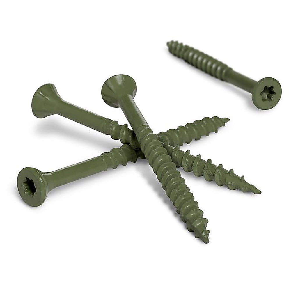 Deck Plus - 42587 - No. 10 x 2-1/2 in. L Star Flat Head Exterior Deck Screws - 40/Pack