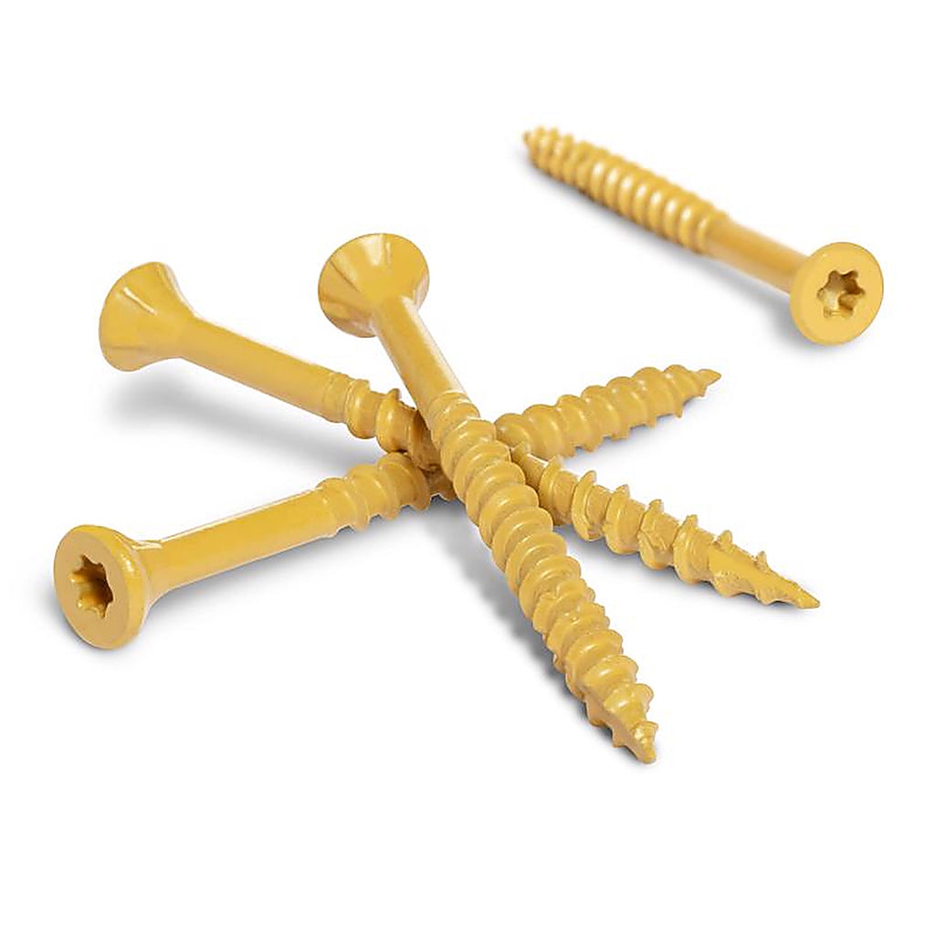 Deck Plus - 42593 - No. 10 x 2-1/2 in. L Star Flat Head Exterior Deck Screws - 40/Pack