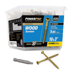Hillman - 48613 - Power Pro No. 10 x 3 in. L Star Flat Head Exterior Deck Screws 5 lb.