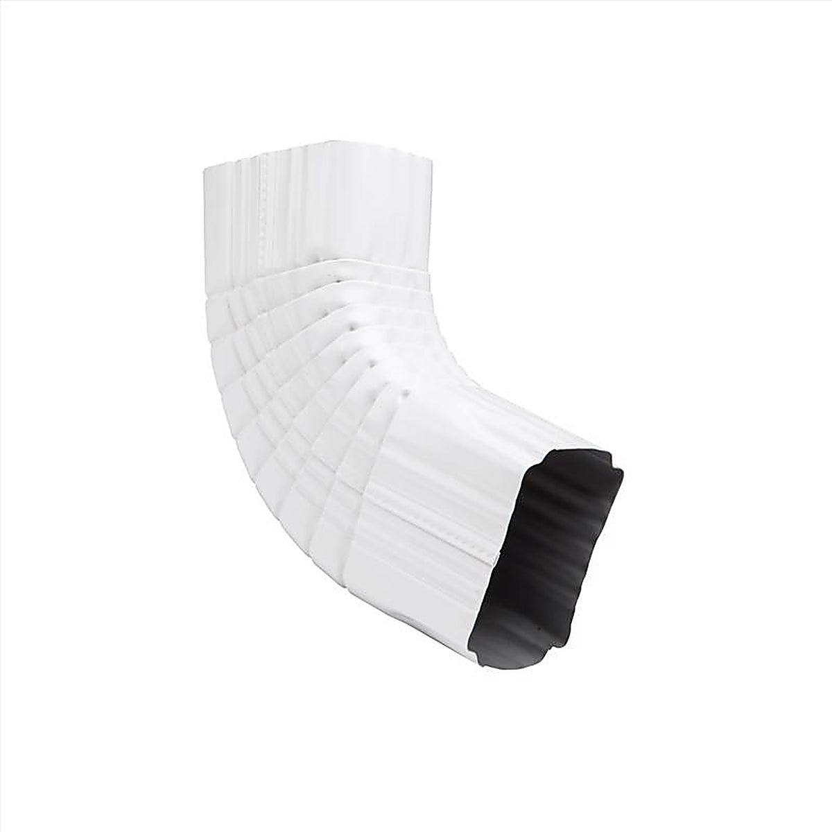Amerimax - 47265 - 3 in. H X 5.25 in. W X 12 in. L White Aluminum B Gutter Elbow