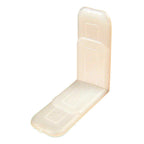 Prime-Line - R 7153 - Plastic Center Guide Drawer Guide Side Saddles 1 pk