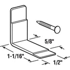 Prime-Line - R 7153 - Plastic Center Guide Drawer Guide Side Saddles 1 pk