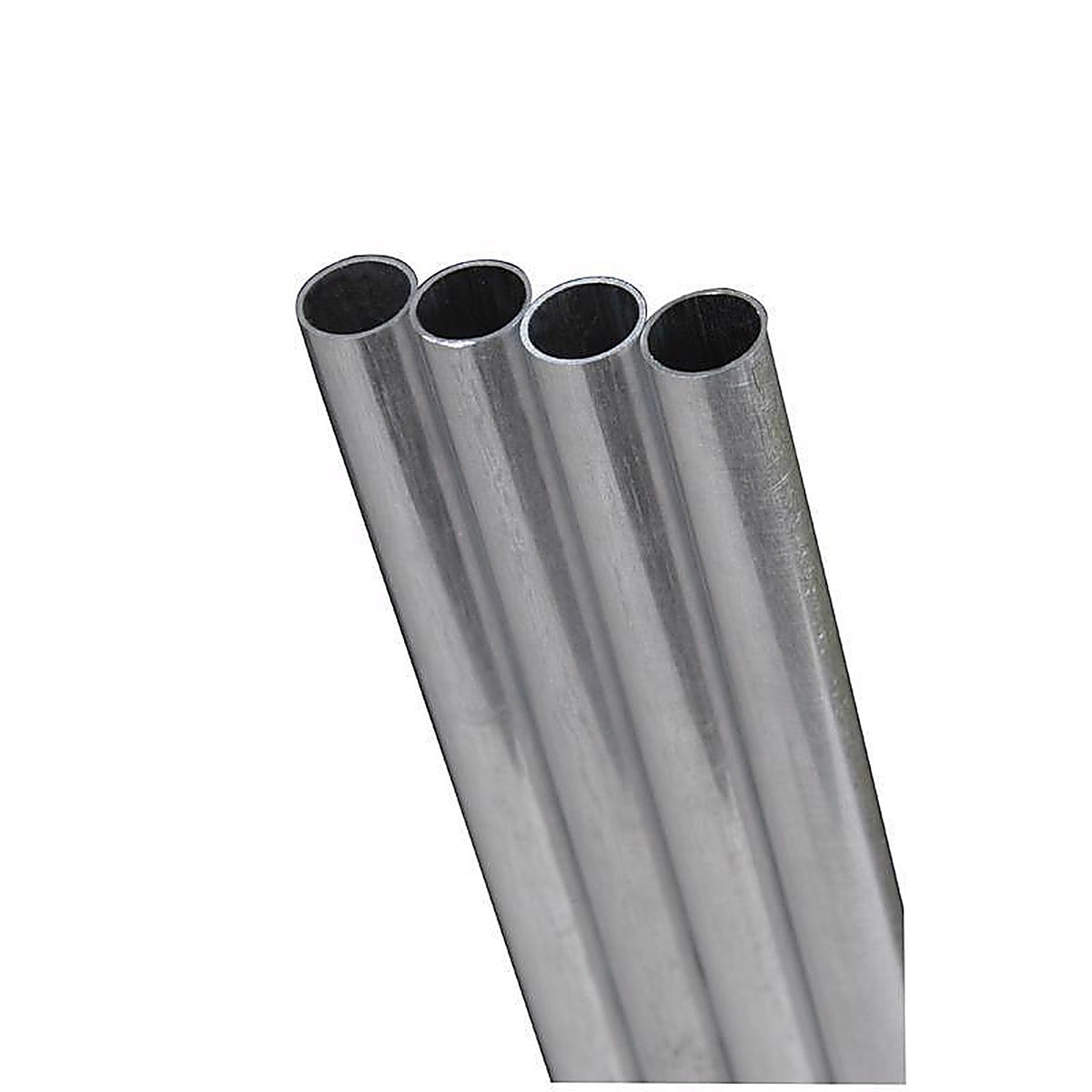 K&S - 8104 - 3/16 in. Dia. x 1 ft. L Round Aluminum Tube