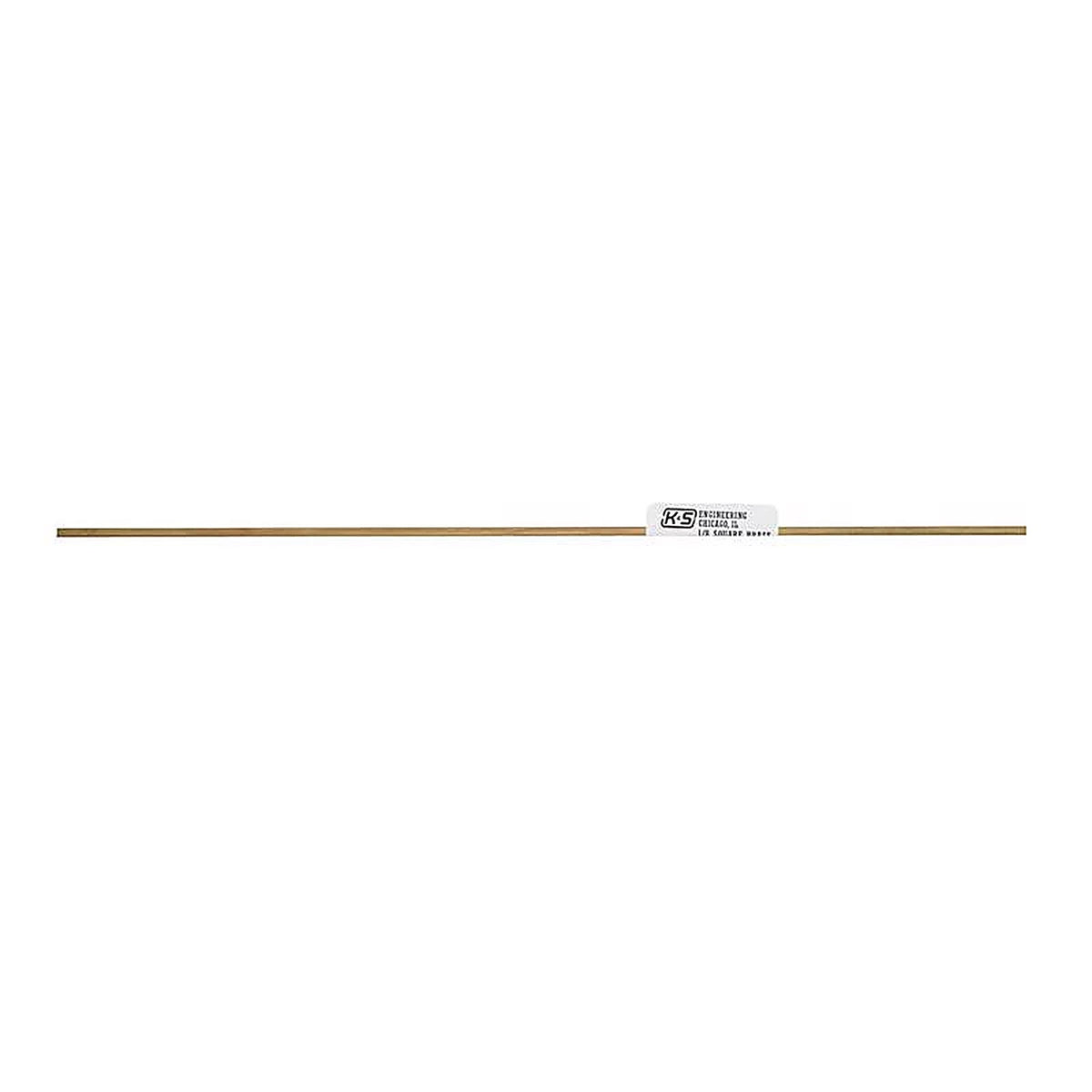 K&S - 8151 - 1/8 in. W x 12 in. L Square Brass Tube - 1/Pack