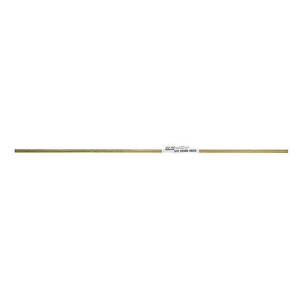 K&S - 8152 - 5/32 in. W x 12 in. L Square Brass Tube - 1/Pack