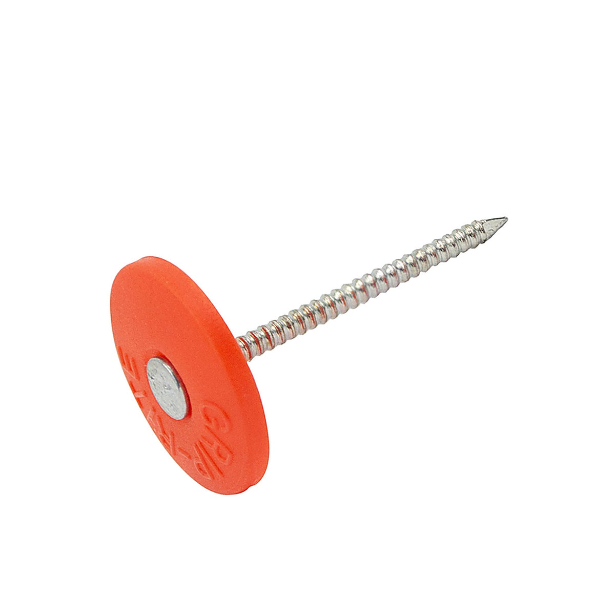 Grip-Rite - GC3 - 3 in. Cap Electro-Galvanized Plastic/Steel Nail Full Round