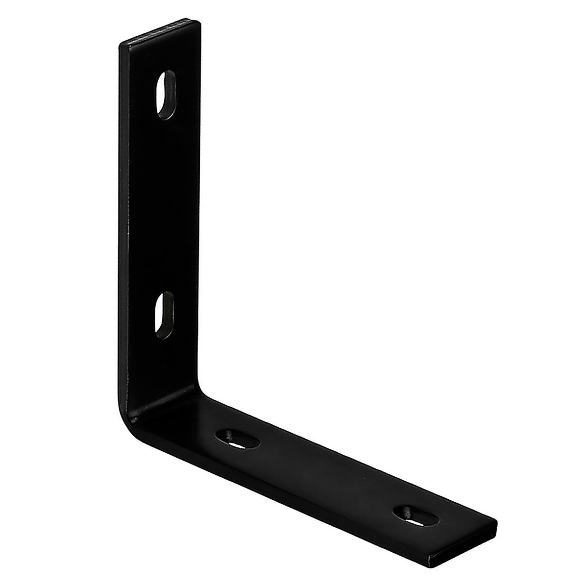 Hampton - 01-3405-016 - 6-1/4 in. H x 1-1/2 in. W x 1/4 in. D Black Steel Inside L Corner Brace