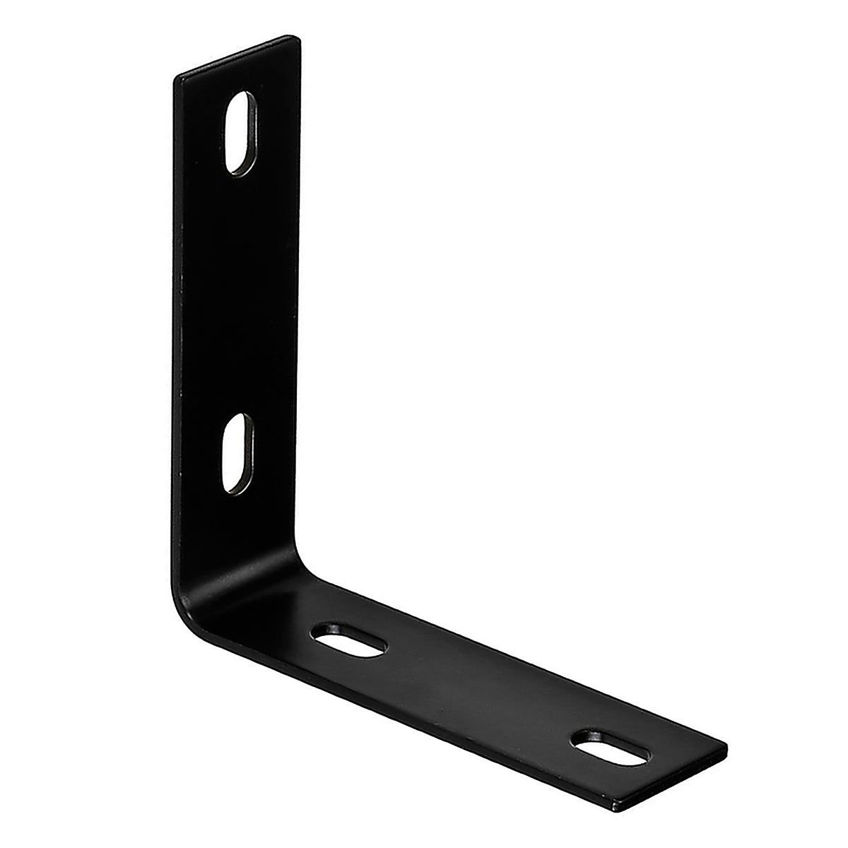 Hampton - 01-3405-013 - 5-1/8 in. H x 1-1/2 in. W x 1/8 in. D Black Steel Inside L Corner Brace