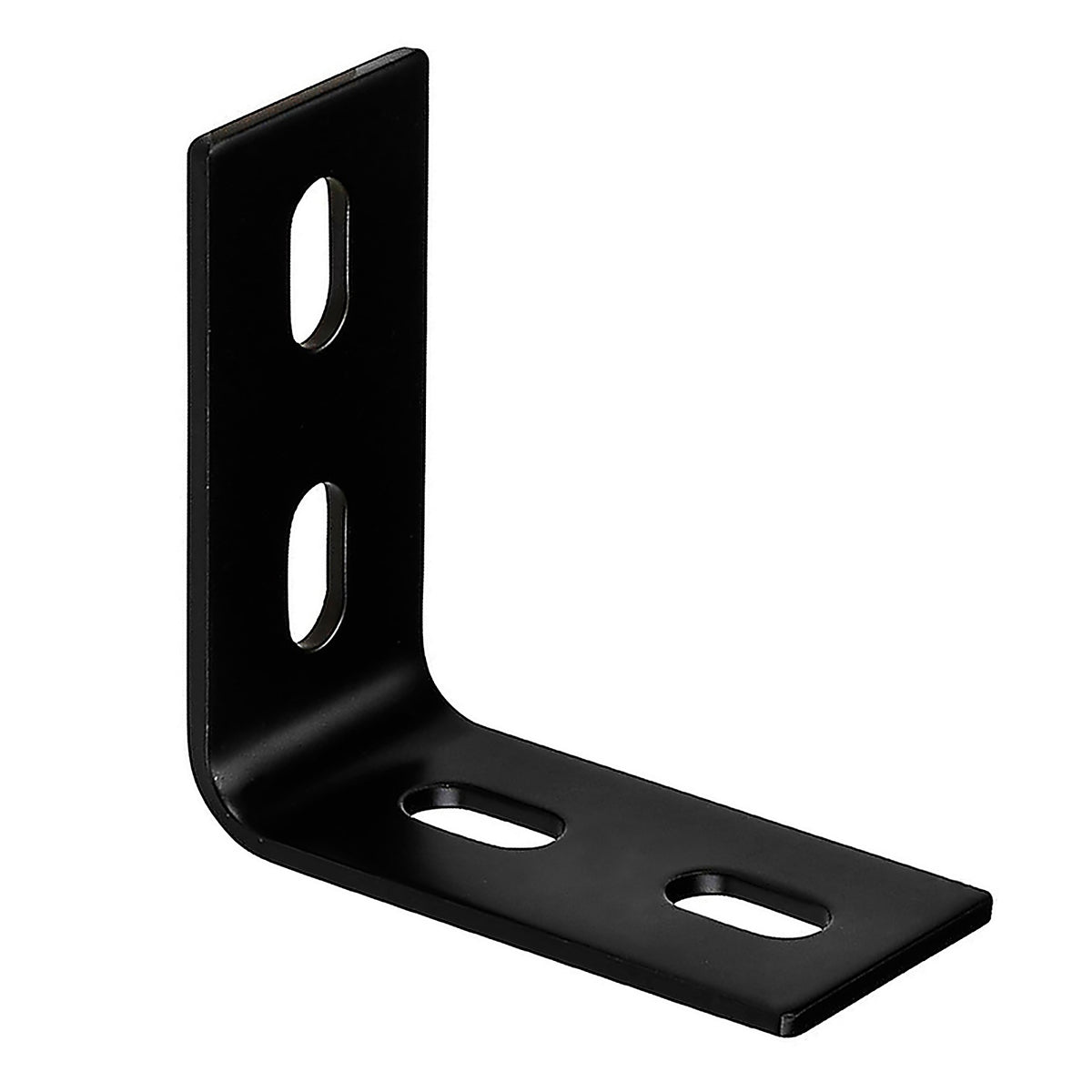 Hampton - 01-3405-010 - 3-1/8 in. H x 1-1/2 in. W x 1/8 in. D Black Steel Inside L Corner Brace