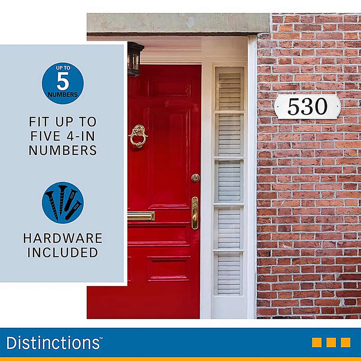 Hillman - 848711 - White Wood Paintable Address Plate