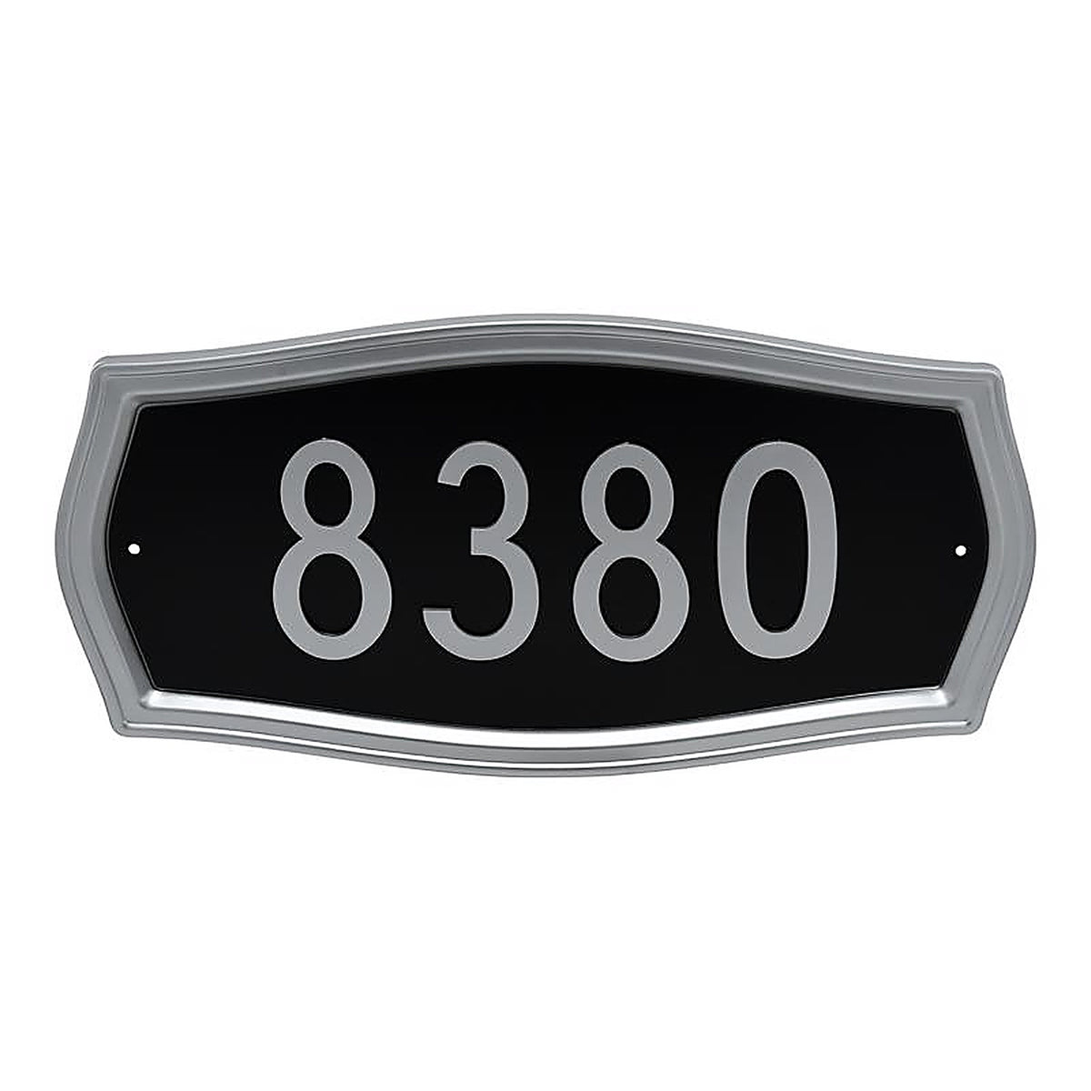 Hillman - 847331 - Distinctions Black Die-Cast Zinc Heritage Address Plate