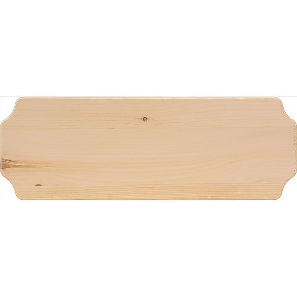 Hillman - 844113 - Natural Wood Rectangle Address Plate