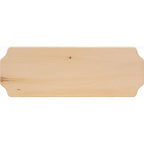 Hillman - 844113 - Natural Wood Rectangle Address Plate
