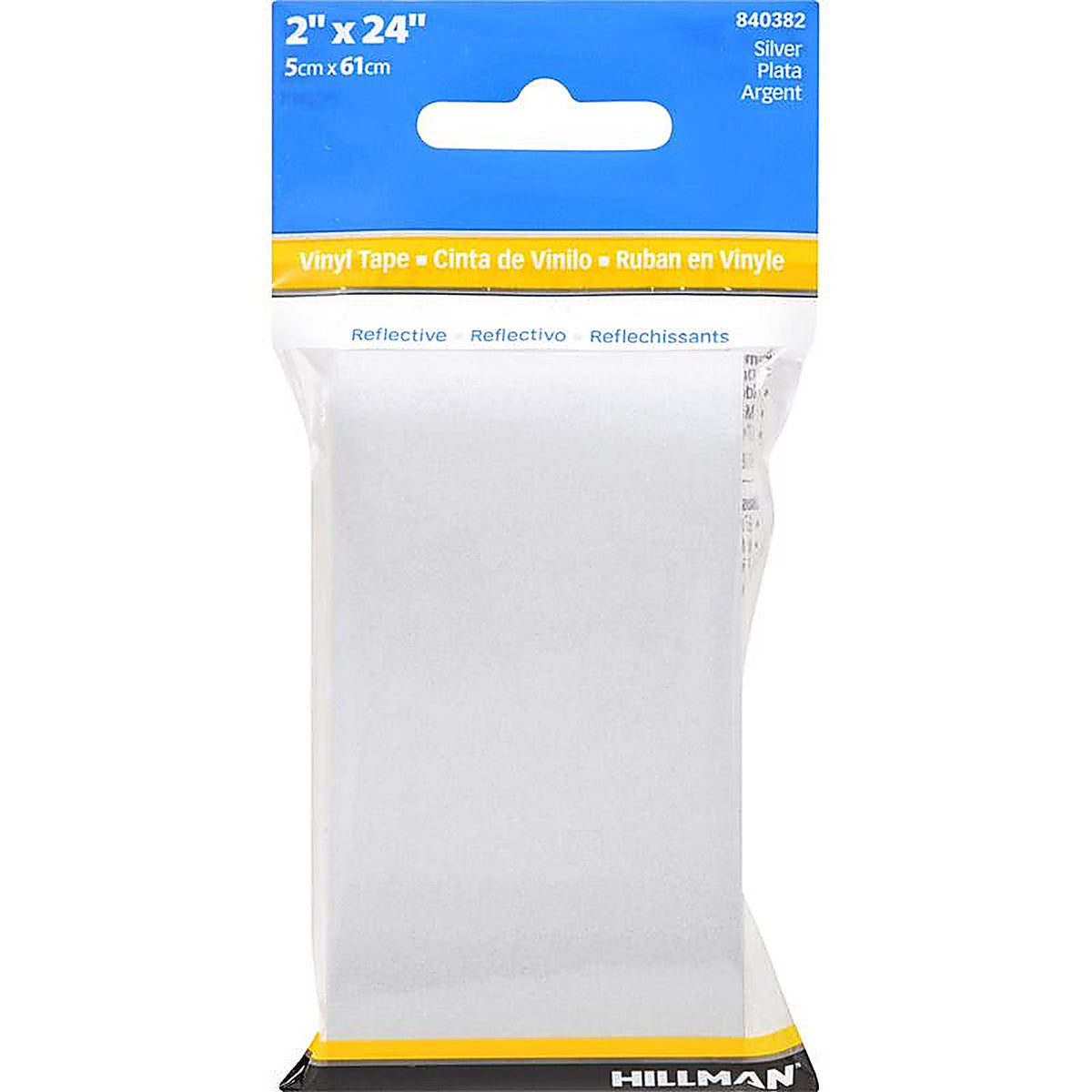 Hillman - 840382 - 2 in. W x 24 in. L Silver Reflective Safety Tape - 1/Pack