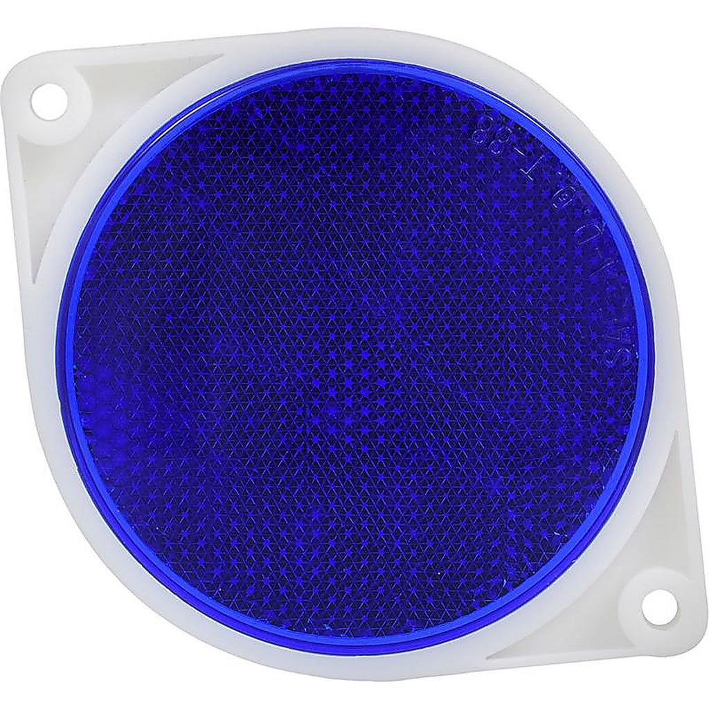 Hillman - 844011 - 3 in. Round Blue Reflectors - 2/Pack