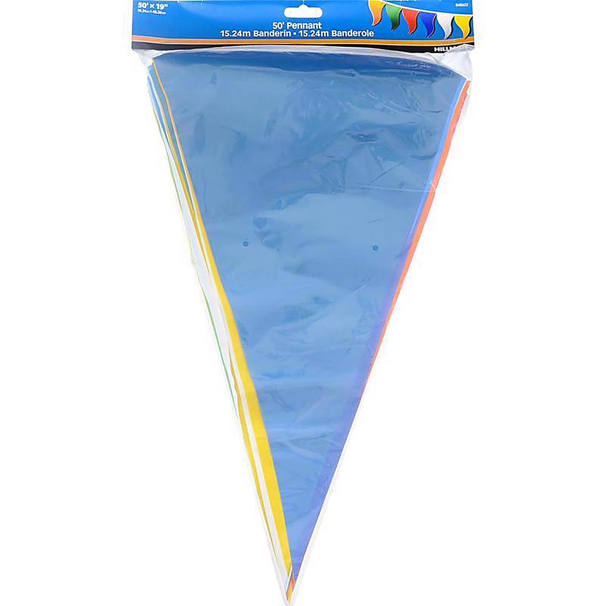 Hillman - 848622 - Pennant Flag String 8 in. H x 50 ft. L