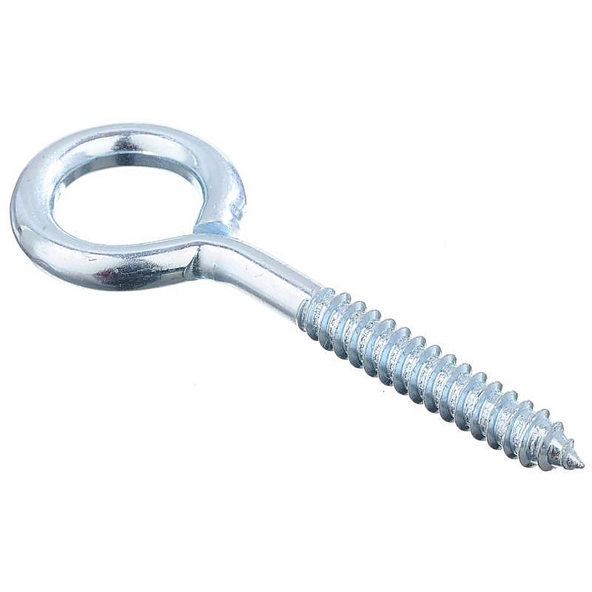 Hampton - 02-3463-269 - 7/16 in. x 5-1/4 in. L Zinc-Plated Steel Lag Thread Eyebolt