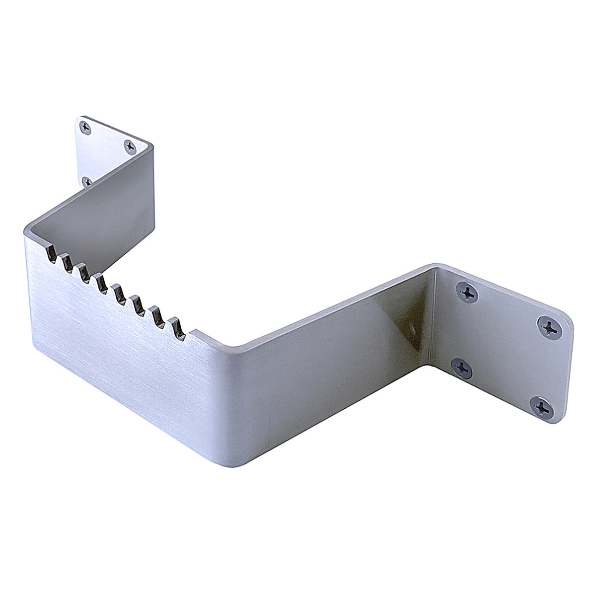 Tell - DT101925 - 2 in. L Satin Silver Stainless Steel Hands-Free Door Pull