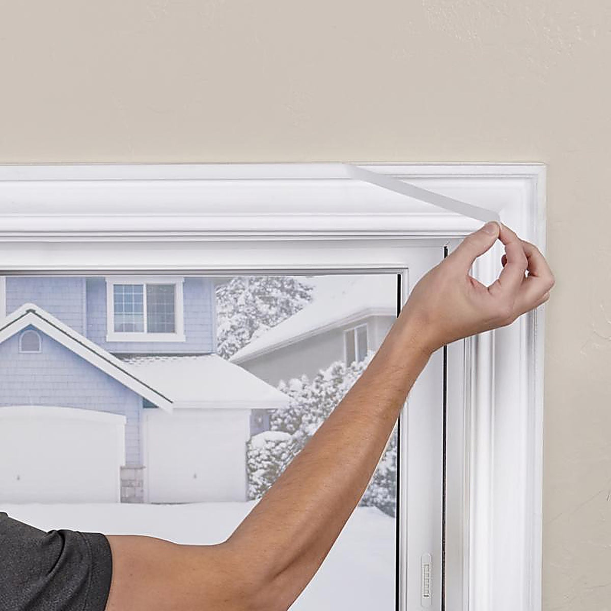 M-D - 4646 - Polar Block Clear Indoor Window Shrink Film 42 in. W x 62 in. L