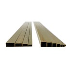 K&S - 3406 - 12 in. L Square/Rectangular Brass Tube 11 pk