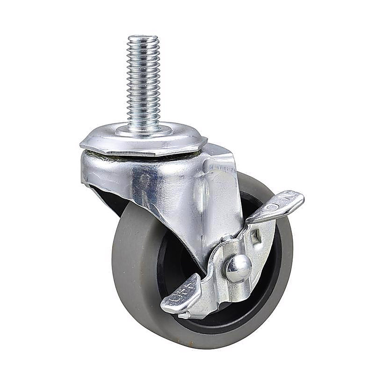 Projex - 3264 - 2 in. D Swivel Thermoplastic Rubber Caster 80 lb 1 pk