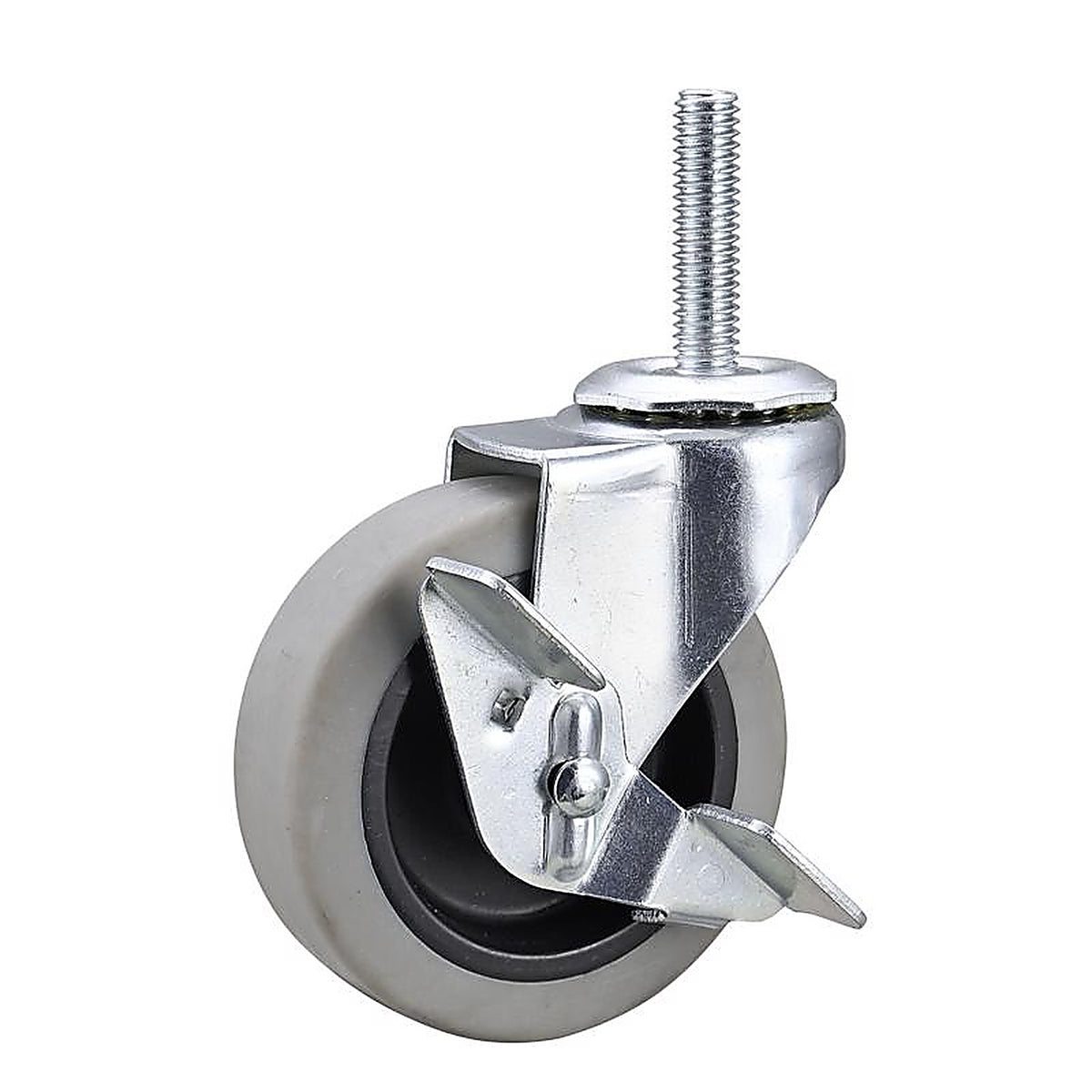 Projex - 3266 - 3 in. D Swivel Thermoplastic Rubber Caster 110 lb 1 pk