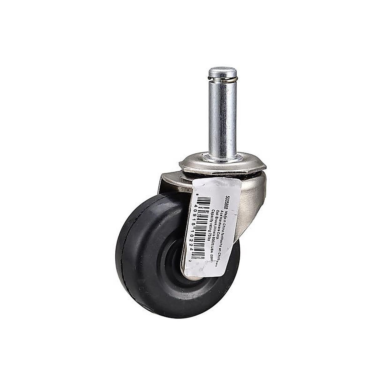 Projex - 9193 - 2 in. D Swivel Soft Rubber Caster 80 lb 1 pk