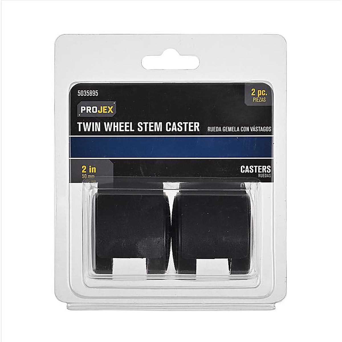 Projex - 9418/ACE - 2 in. D Aluminum Caster 75 lb 2 pk