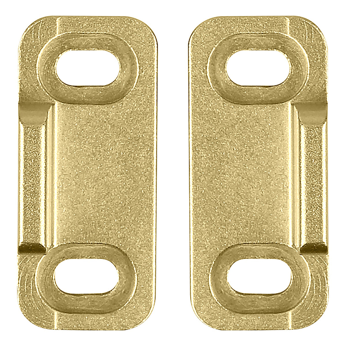 National Hardware - N700-113 - Brushed Gold Aluminum Double Floor Guide 1 pc