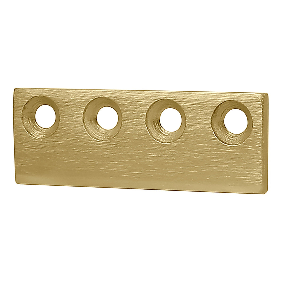 National Hardware - N700-107 - 3-1/8 inch L Brushed Gold Steel Sliding Door Hardware Connecting Adapter 1