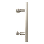 National Hardware - N700-101 - Madison Satin Nickel Silver Steel Pull Handle 1 pc