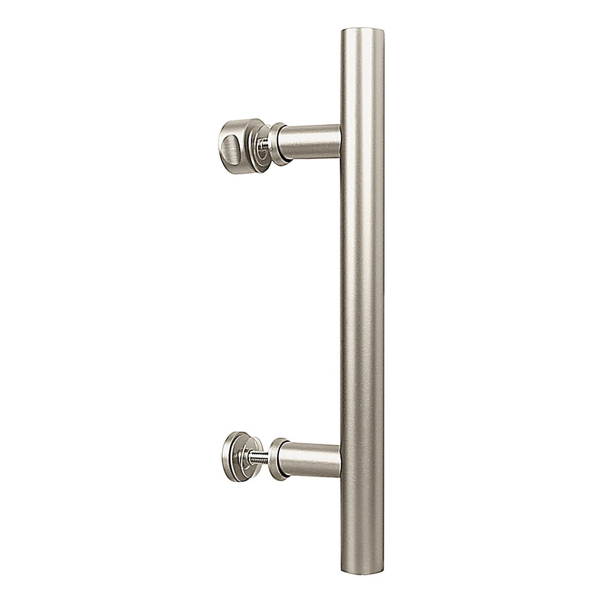 National Hardware - N700-101 - Madison Satin Nickel Silver Steel Pull Handle 1 pc