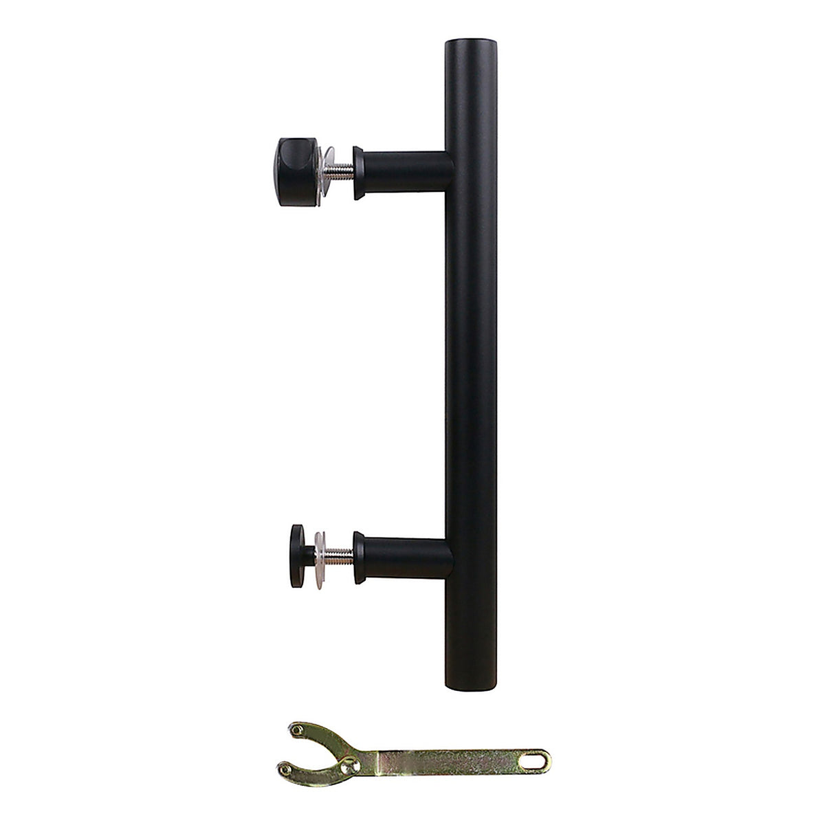 National Hardware - N700-100 - Madison Matte Black Steel Pull Handle 1 pc