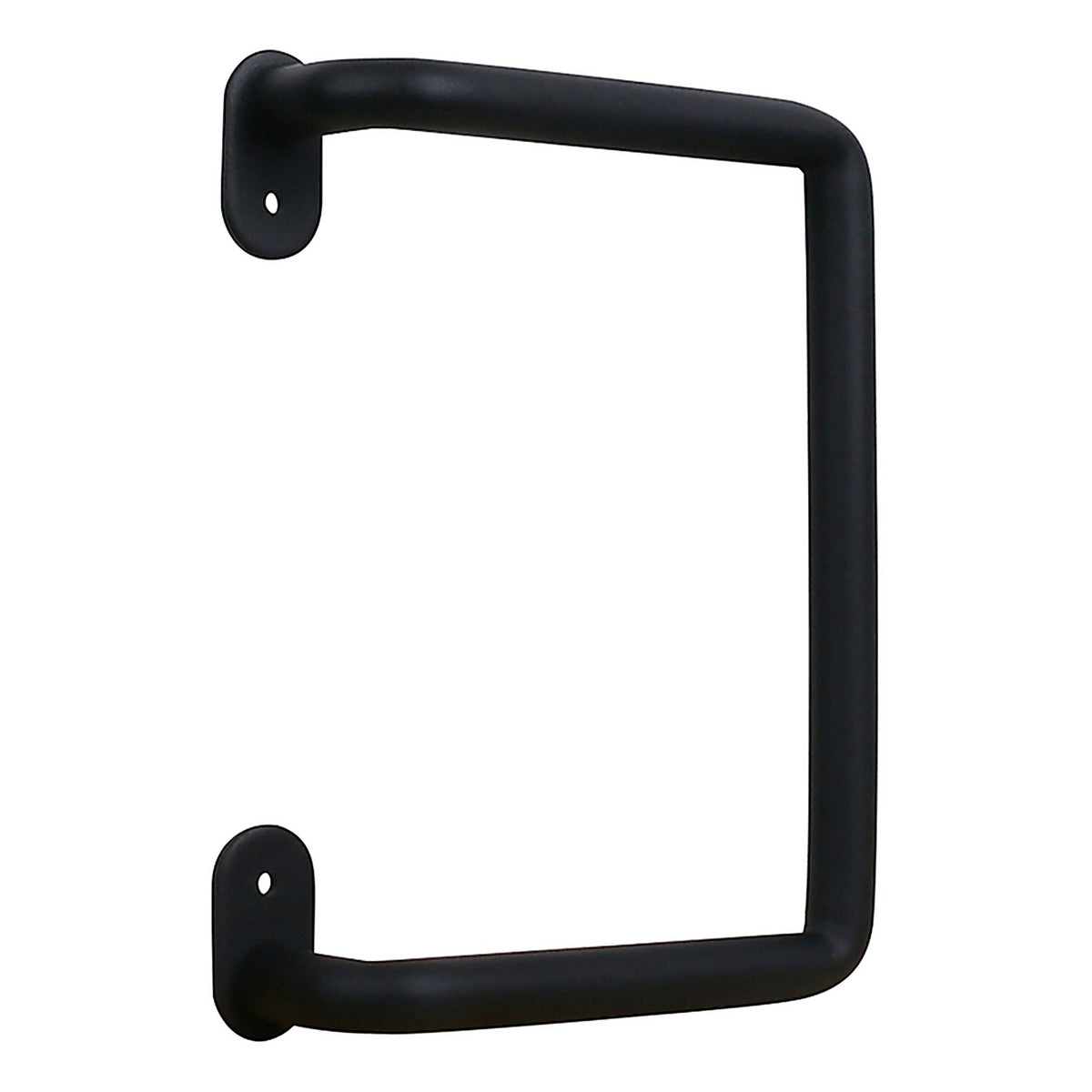 National Hardware - N700-103 - Troy Matte Black Steel Pull Handle 1 pc