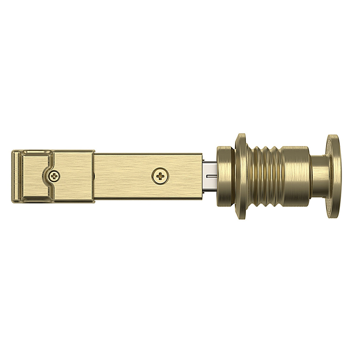 National Hardware - N700-152 - Brushed Steel/Zinc Sliding Door Lock
