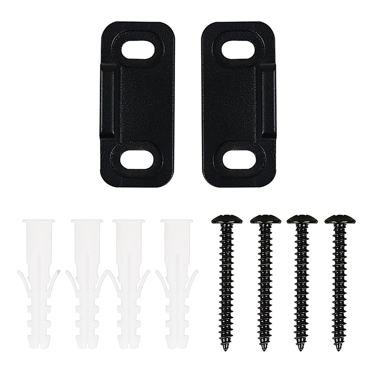 National Hardware - N700-114 - Matte Black Aluminum Double Floor Guide 1 pc