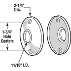 Prime-Line - E2282 - Brass Plated Steel Door Knob Rosettes - 2/Pack