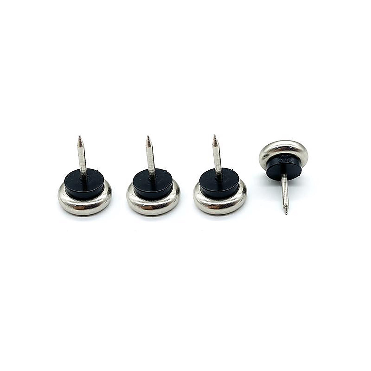 Projex - P0136 - Silver 7/8 in. Nail-On Nickel Chair Glide 4 pk