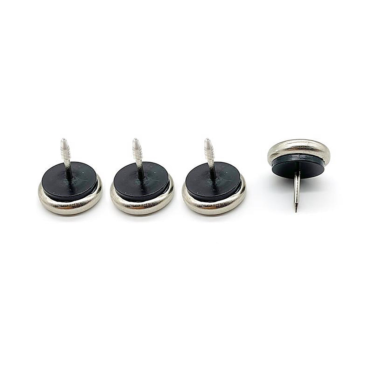 Projex - P0138 - Silver 1-1/4 in. Nail-On Nickel Chair Glide 4 pk
