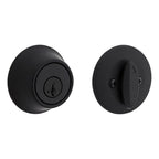 Kwikset - 96600-710 - Matte Black SmartKey Deadbolt 2-3/4 in.